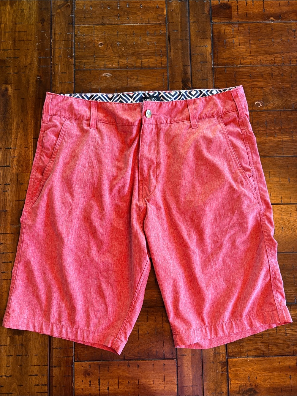 Trunks Multi-functional Short - Men's Coral Chino Shorts - Size 32